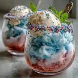 Cotton Candy Lemonade Float
