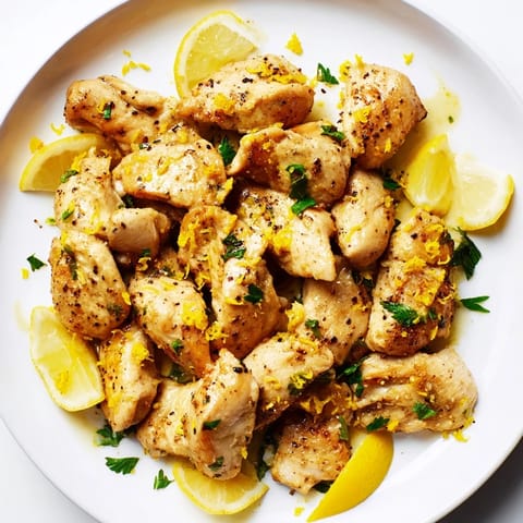 Succulent pan-seared lemon pepper chicken, perfect for a quick dinner with bright citrus flavor.
