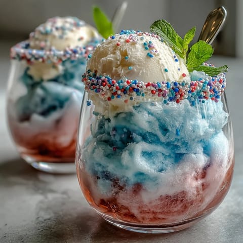 Cotton Candy Lemonade Float