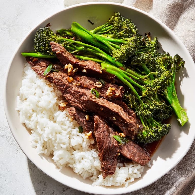 Imagine the rich aromas: this easy Beef and Broccoli recipe features perfectly cooked beef and vegetables.