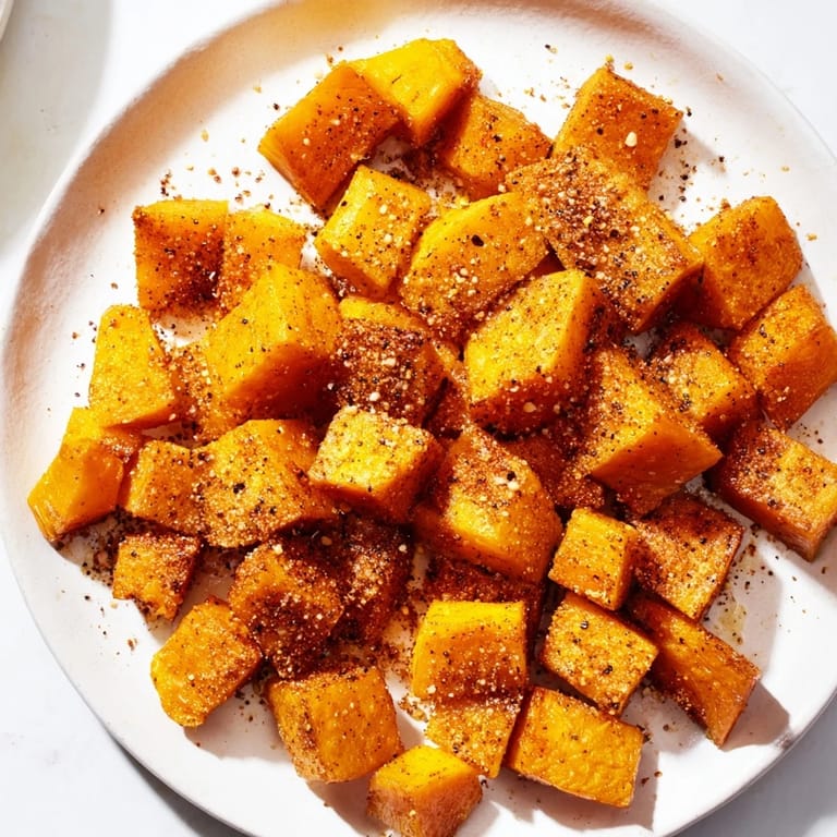 Golden-brown Roasted Sweet Potatoes, seasoned beautifully, offer savory side dish perfection for any meal occasion.
