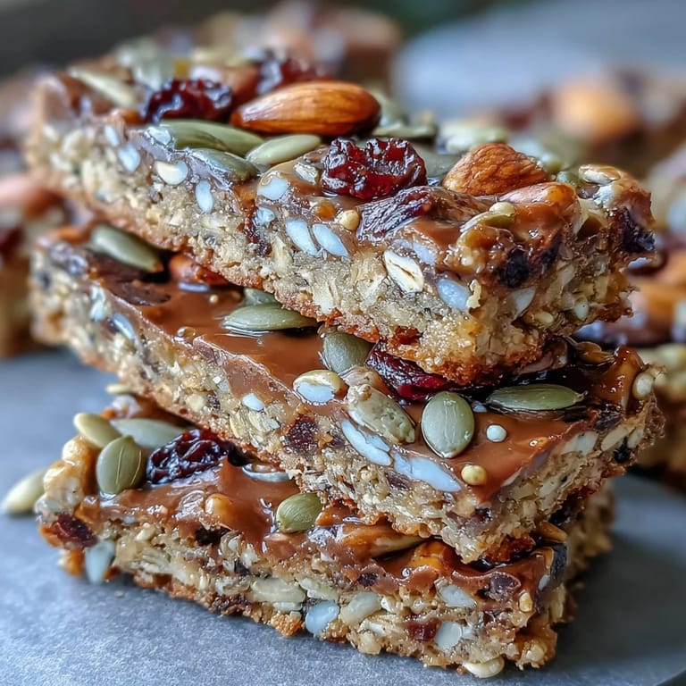 3. Chewy nut-free granola bars featuring honey, sunflower seeds, and mini chocolate chips, ideal for a healthy, allergen-friendly snack.