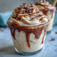 Creamy vanilla bean frappuccino fudge pops with rich coffee flavor and smooth chocolate swirl.